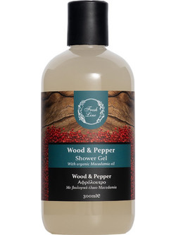 Fresh Line Wood & Pepper Αφρόλουτρο σε Gel 300ml
