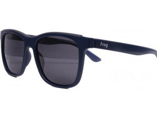 Frog Optical SS13 Ανδρικά Γυαλιά Ηλίου Τετράγωνα Κοκάλινα Μαύρα με Μαύρο Φακό