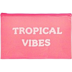 Tropical Vibes 1237020 Γυναικείο Νεσεσέρ Παραλίας 30x21cm Ροζ