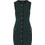 Funky Buddha Mini Καθημερινό Φόρεμα Πλεκτό Κυπαρισσί FBL012-106-13