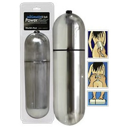 12" Bullet Power Δονητής Bullet 30cm Ασημί