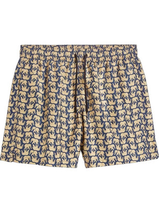 Aspesi Elephant Ανδρικό Μαγιό Σορτς με Σχέδια Μπεζ 31725