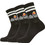 Ellesse Ανδρικές Κάλτσες Ψηλές Μαύρες 3Pack SAAC0620-011