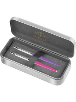 Parker Jotter Original Pink - Purple Σετ Στυλό Διαρκείας 2τμχ 1171.6725.04