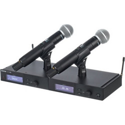 Shure SLXD24DE/SM58 G59 Σετ 2 Ασύρματα Μικρόφωνα Χειρός XLR