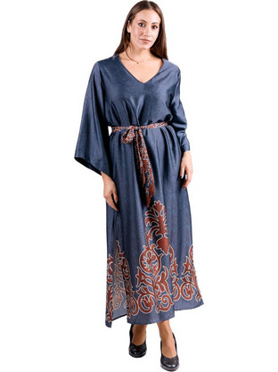 Passager Midi Βραδινό Φόρεμα Navy Μπλε 70025