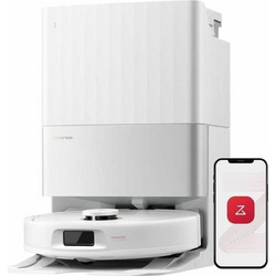 Roborock Qrevo 5AE Σκούπα Ρομπότ για Σκούπισμα & Σφουγγάρισμα με Χαρτογράφηση και Wi-Fi White