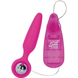 CalExotics Booty Call Booty Glider Πρωκτική Σφήνα με Δόνηση Ροζ