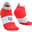 Compressport V4.0 Run Ανδρικές Κάλτσες Κοντές με Σχέδια Κόκκινες Λευκές XU00047B-3090