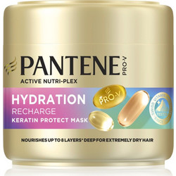 Pantene Pro-V Active Nutri Plex Hydration Recharge Μάσκα Μαλλιών Κερατίνης 300ml