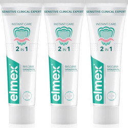 Elmex Sensitive Clinical Expert Οδοντόκρεμα για Λεύκανση & Ευαίσθητα Δόντια 3x75ml