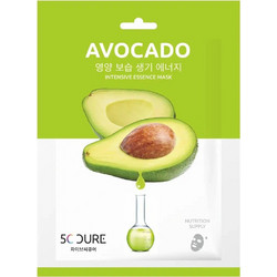 Essence Jkosmec 5C Cure Avocado Sheet Μάσκα Προσώπου για Ενυδάτωση 1τμχ
