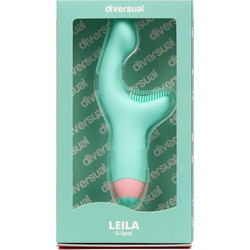 Diversual Leila Masturbator Δονητής G-Spot Ροζ Πράσινος