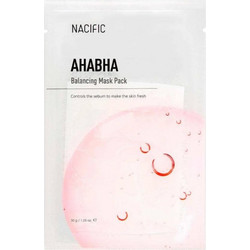 Nacific Pink AHA BHA Balancing Sheet Μάσκα Προσώπου για Λάμψη 30gr