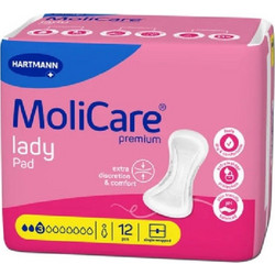 Hartmann MoliCare Premium Lady Σερβιέτες Ακράτειας 3 Σταγόνες 12τμχ