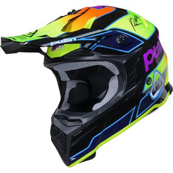 Pull-In MX Team Neon Κράνος Μηχανής Motocross 1350gr