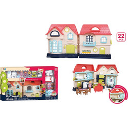 Blue Toys Κουκλόσπιτο House My Sweet Home με Φώτα και Ήχους