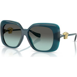 Versace VE4499U 55402A Γυναικεία Γυαλιά Ηλίου Τετράγωνα Πράσινα με Μαύρο Φακό