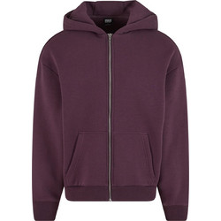 Urban Classics Ανδρική Ζακέτα Φούτερ με Φερμουάρ Μωβ TB7284-18329