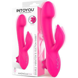 IntoYou Magnolia Rabbit Vibrator Δονητής Rabbit 21.7cm Ροζ