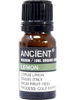 Ancient Wisdom Βιολογικό Αιθέριο Έλαιο Λεμόνι 10ml