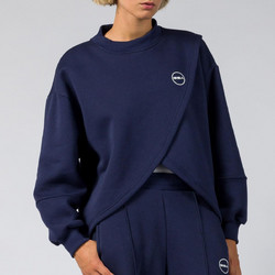 GSA Γυναικείο Αθλητικό Crop Top Navy Μπλε 343928-5578