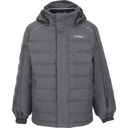 Zig-Zag Αθλητικό Παιδικό Μπουφάν Χειμωνιάτικο Softshell Αδιάβροχο Αντιανεμικό Γκρι Z243007-1011
