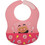 Marcus & Marcus Pokey Αδιάβροχη Σαλιάρα Σιλικόνης με Αυτοκόλλητο & Τσέπη 6m+ Ροζ