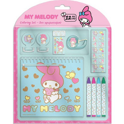 My Melody Σετ Ζωγραφικής 18.5x2x17.5cm 12τμχ