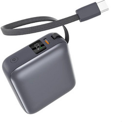 QCY PB10C Power Bank 10000mAh 35W με Θύρα USB-C Power Delivery Grey