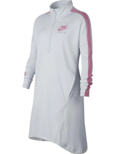 Nike Παιδικό Φόρεμα Άσπρο Ροζ CJ7432-043