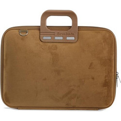 Bombata Camoscio Τσάντα Laptop Χειρός 16" Brown