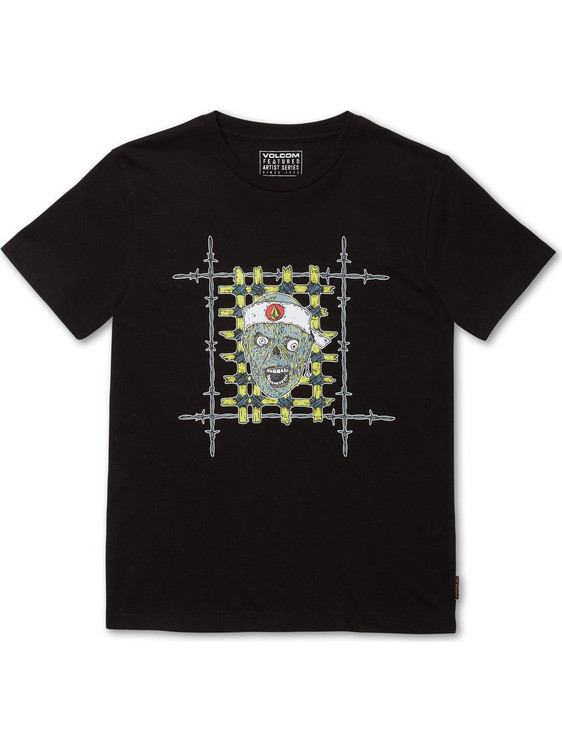 Volcom Παιδικό T-Shirt Κοντομάνικο Μαύρο C5212203-BLK