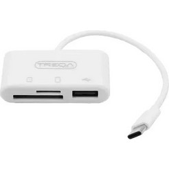 Treqa USB-5-TC Card Reader USB-C 2.0 για SD / microSD