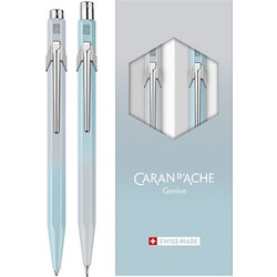 Caran d'Ache 849 Blue Lagoon Σετ Στυλό Διαρκείας 2τμχ 233.355292