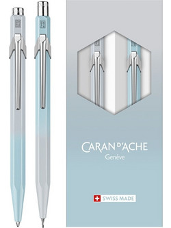 Caran d'Ache 849 Blue Lagoon Σετ Στυλό Διαρκείας 2τμχ 233.355292