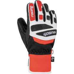 Reusch Worldcup Warrior Prime R-Tex XT Αδιάβροχα Παιδικά Γάντια Σκι & Snowboard Πορτοκαλί Λευκά Μαύρα