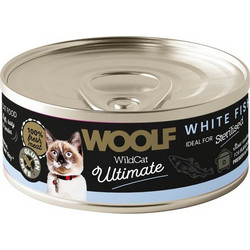 Woolf Wildcat Ultimate Sterilised Gluten Free Pate with White Fish 85gr