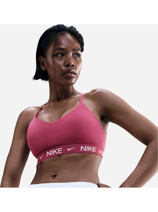 Nike Indy Αθλητικό Μπουστάκι με Χαμηλή Στήριξη & Αφαιρούμενη Ενίσχυση Φούξια FD1062-635