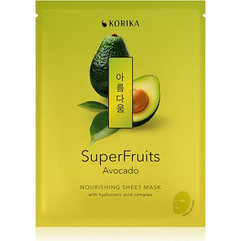 Korika Superfruits Avocado Nourishing Sheet Μάσκα Προσώπου 25gr
