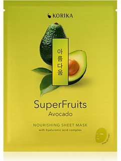 Korika Superfruits Avocado Nourishing Sheet Μάσκα Προσώπου 25gr