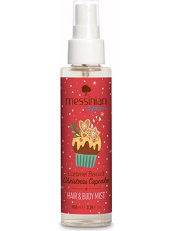 Messinian Spa Caramel Biscuit Christmas Cupcake Hair & Body Mist 100ml