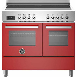 Bertazzoni Italia PRO105I2EROT Κουζίνα Ηλεκτρική 5lt με Επαγωγικές Εστίες 99.5cm
