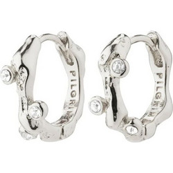 Pilgrim Hermione Γυναικεία Σκουλαρίκια Κρίκοι από Ορείχαλκο Ασημί 692436003