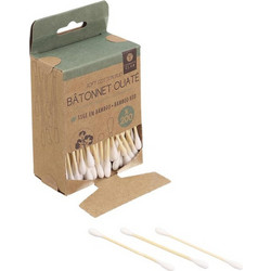 Cosmetic Club Μπατονέτες Βαμβακερές Bamboo Βιοδιασπώμενες Μπεζ 200τμχ