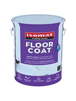 Isomat FLOORCOAT Χρώμα Δαπέδου Λευκό 0.72lt