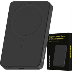 Spacecase PB04 Wireless Magsafe Power Bank 10000mAh 20W με Θύρα USB-C Black