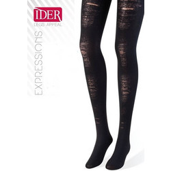 Ider Expressions Καλσόν με Σχέδιο Μαύρο 7049-01