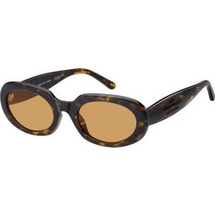 Marc Jacobs MARC887GS 086 Γυναικεία Γυαλιά Ηλίου Ορθογώνια Κοκάλινα Καφέ με Καφέ Φακό