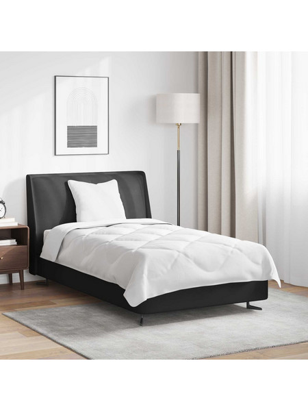 vidaXL Σετ Πάπλωμα Μονό Microfiber 140x200 2τμχ Λευκό 3376588